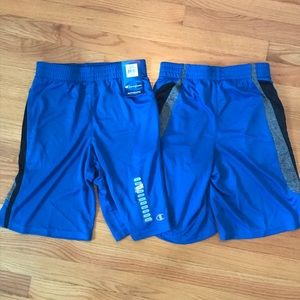 Boys Champion Royal Blue Athletic Shorts